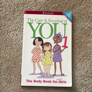 American Girl The Care & Keeping of You 1 Book - Green and Purple Cover